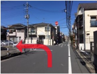 出口から進む方向